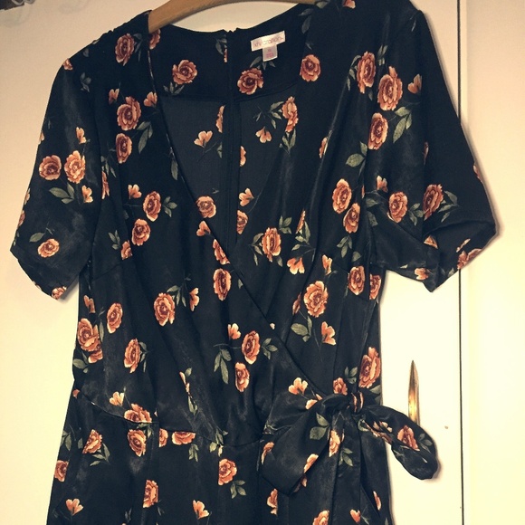 Floral Wrap Jumpsuit - Picture 1 of 7